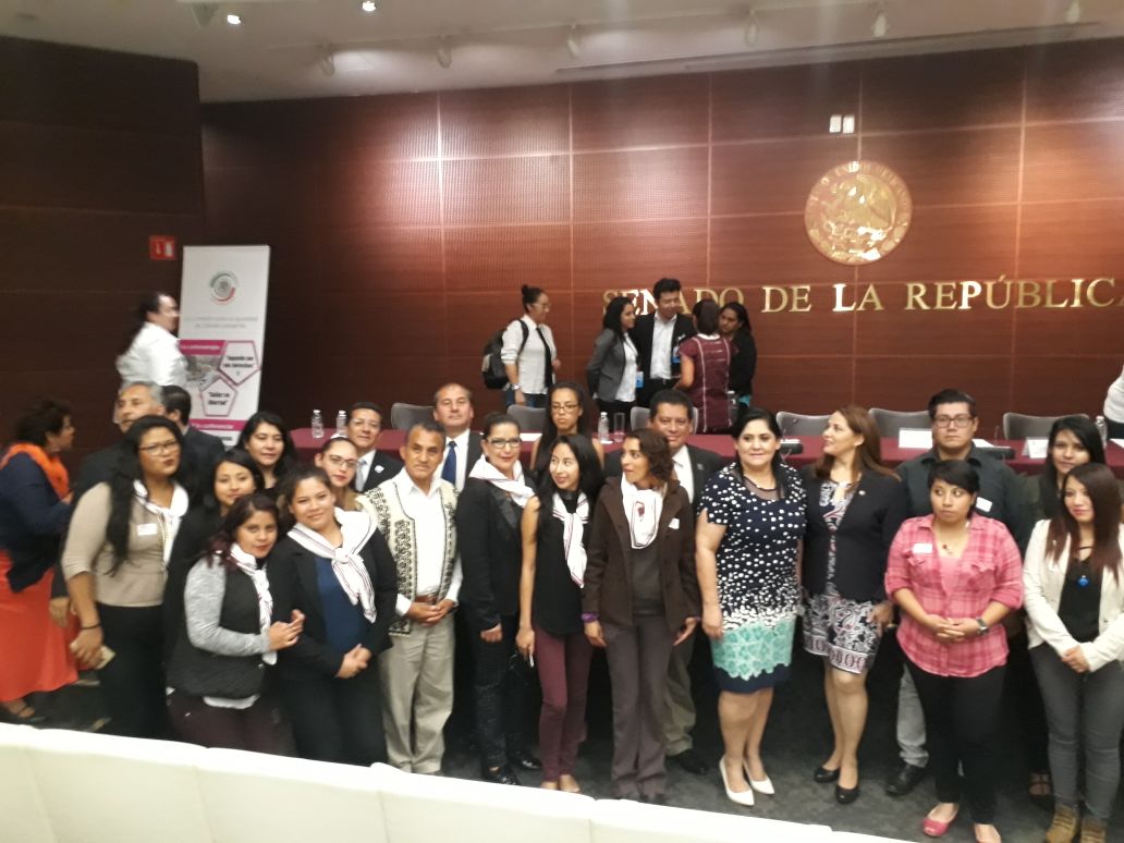 CDMXOR's tweet photo. Gracias al @senadomexicano por la  invitación al foro "Mujeres indígenas, igualdad de género y Deporte" y a las senadoras @loaiza_mx @DivaGastelum por su cálido recibimiento 
#OrgulloCescijuc #YoSoyCescijuc #CESCIJUC https://t.co/OLPAd1VjhP