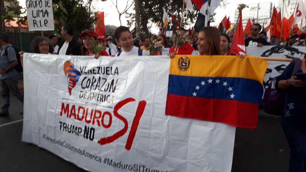 Combativa marcha antimperialista de los pueblos en capital peruana (+ Fotos)