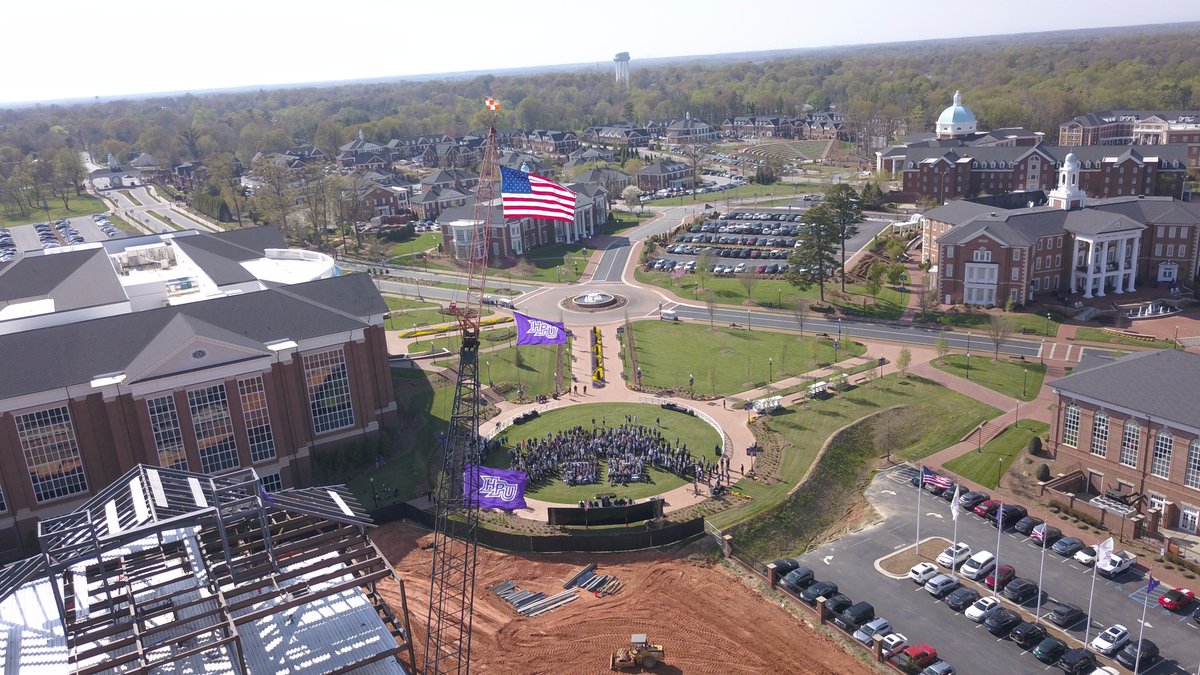 HighPointU's tweet photo. Today HPU officially broke ground on the new Wanek School of Undergraduate Sciences, named in honor of Karen and Todd Wanek. #HPU365 Read more here: https://t.co/OWbHwCuMDs https://t.co/ch1ZDsDpgI