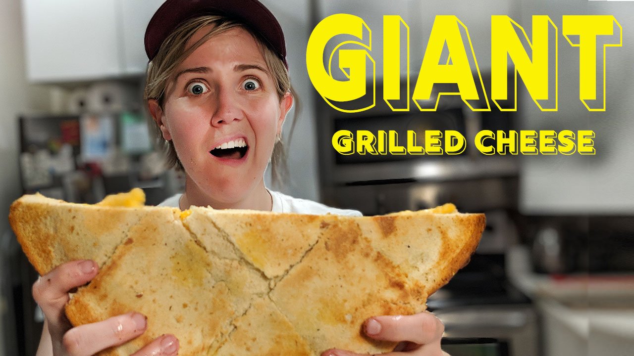 How To Make A Giant Grilled Cheese