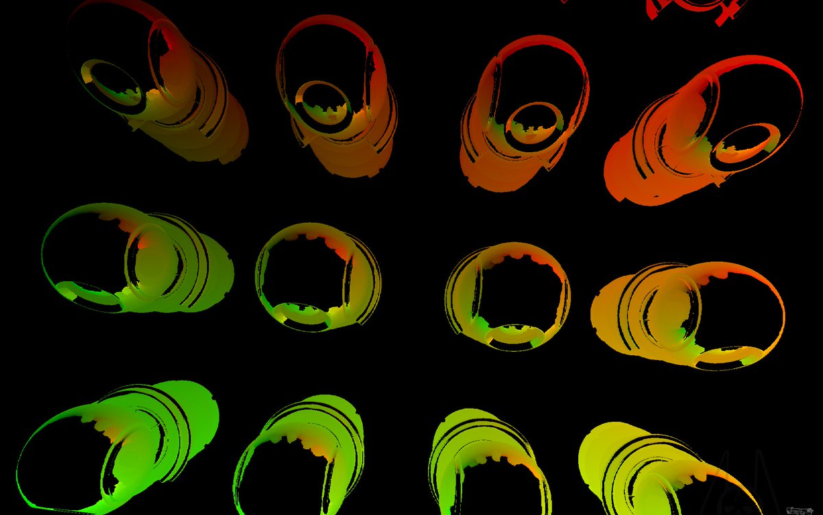 sampavlovic's tweet image. The balls are reflecting eachother nicely #shaderdev #gamedev #sourceengine