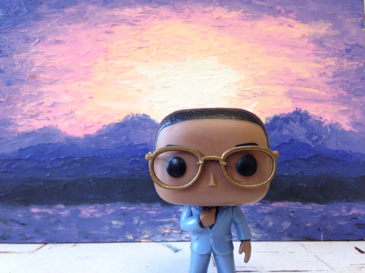 Glennematic's tweet photo. Gus needs to clear his mind. He says that if you buy this painting your mind will become clear too. #artsale #moreavailable #breakingbad https://t.co/KyL0aXgjzM