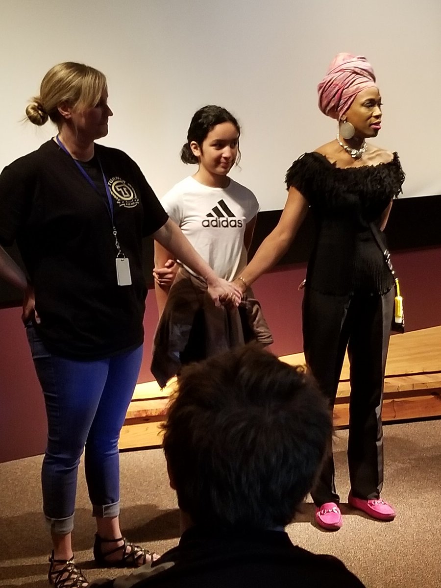 ruffteacher's tweet photo. Powerful message about skin color vs. People color at the Jazz museum KC #ruffpups #junctionproud #turner202strong https://t.co/VufZvPszRC