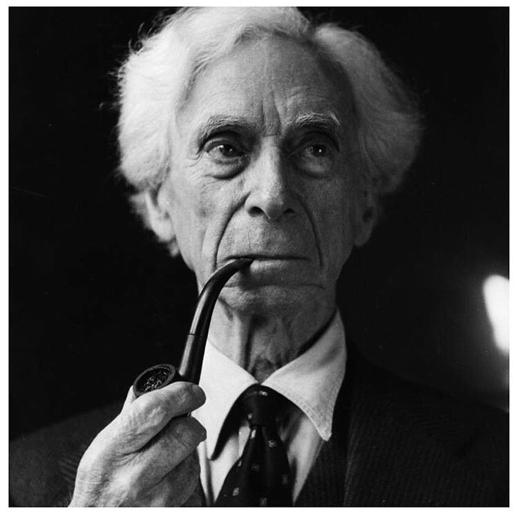 Bertrand Russell // "Remember your humanity, and forget the rest."