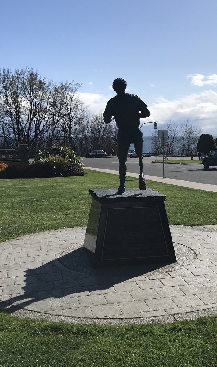 BruceAlready's tweet image. 38 years ago today #TerryFox began his #MarathonOfHope. If it had ended the way we all wished for this would have been his view. #MileZero #victoriabc