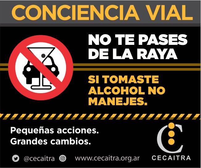 Esta Noche Salis Vas A Conducir Genial Pero Si Tomas Alcohol Volve En Taxi Remis Colectivo O Que Conduzca Otra Pe Ernesto Arriaga Scoopnest