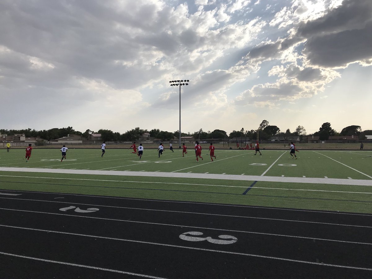 #GoNimitzAdmirals  Great evening to play soccer.  Nimitz vs Crockett Go Nimitz!!!