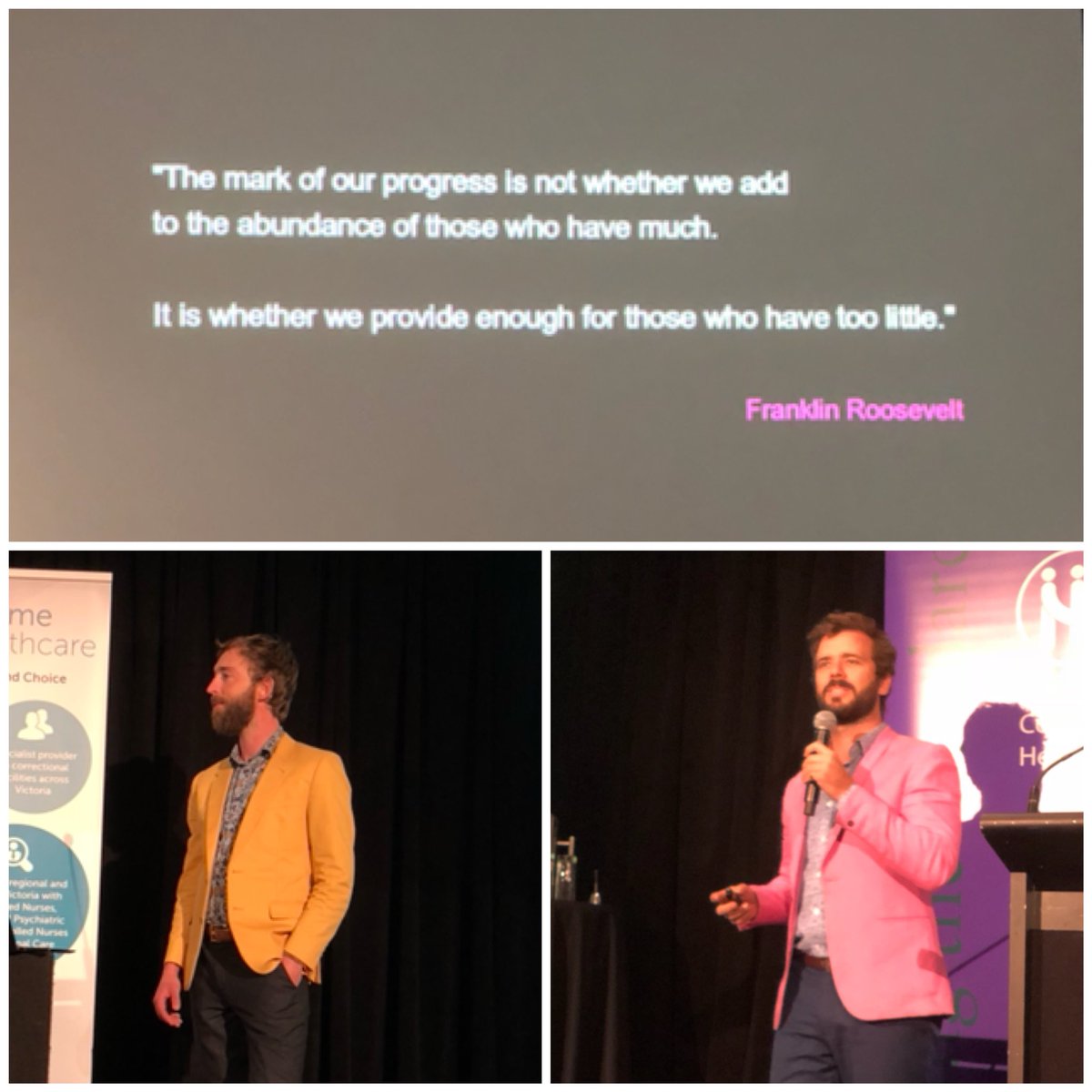 ACMHN's tweet photo. A mind blowing delivery by @future_crunch at #PMHC2018 https://t.co/OM5PrsYvux