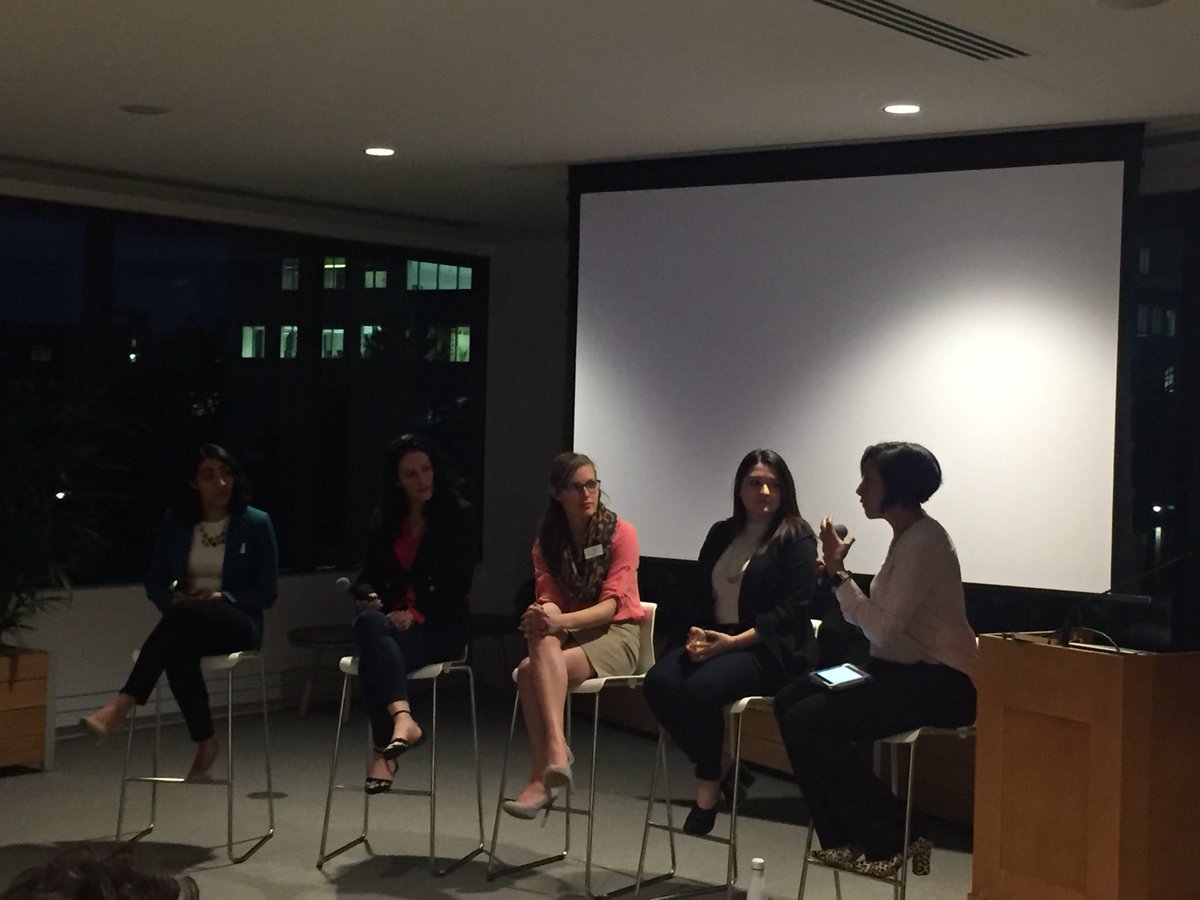 ActionDesignBOS's tweet image. We're honored to have such amazing panelists tonight who #PressForProgress:
Helen DeAndrade, Alex Howley of @aauwnational, Liz DiMascio of @efnorthamerica, Cristina Costa of @bwomen_with_purpose, and Amy Cueva of @madpow