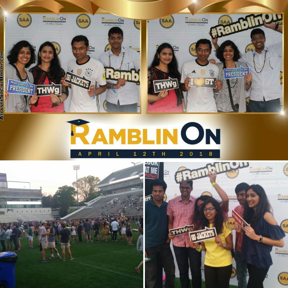 CorpSocialBooth's tweet photo. Congratulations to the class of 2018! From your friends at https://t.co/FSZTLGMF8u Let's celebrate in the #Photobooth #RamblinOn #SAA https://t.co/2QFQtTXfIB