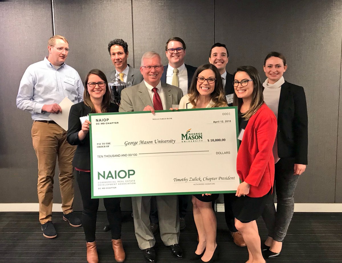NAIOPdcmd's tweet image. Congrats to #GeorgeMasonUniversity Winner of the 2018 #NAIOPcapitalchallenge with consultants @CoakleyWilliams @KGDArchitecture @BohlerEng @SavillsStudley #Penzance #FirstVirginiaCommunityBank