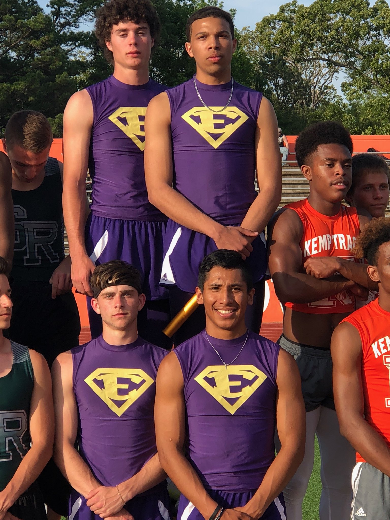 Eustace ISD on Twitter "District Champs 4 x 100m Relay! BulldogProud…