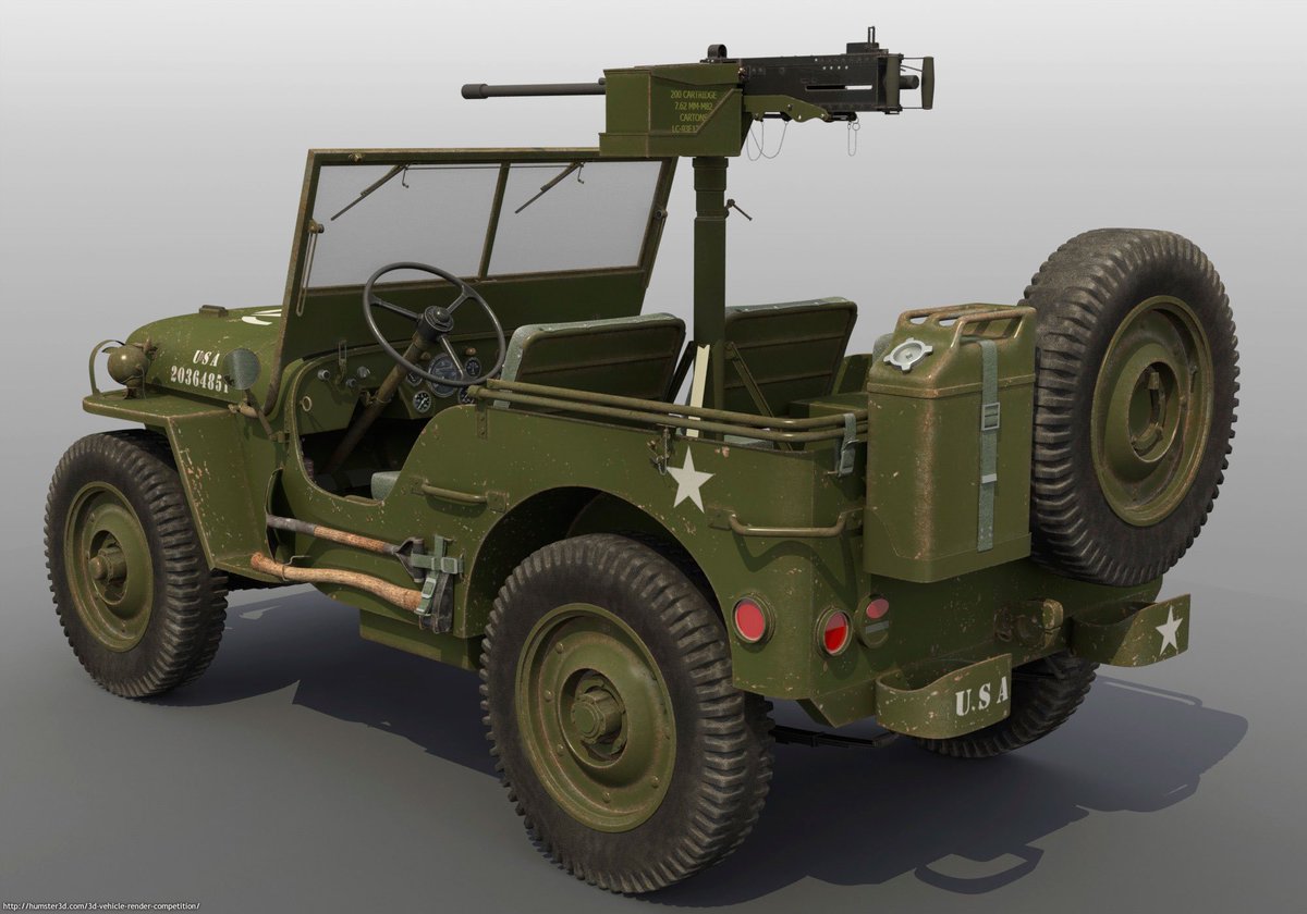 ken_lunde's tweet image. This is the original SUV, with a mounted #MaDeuce no less.