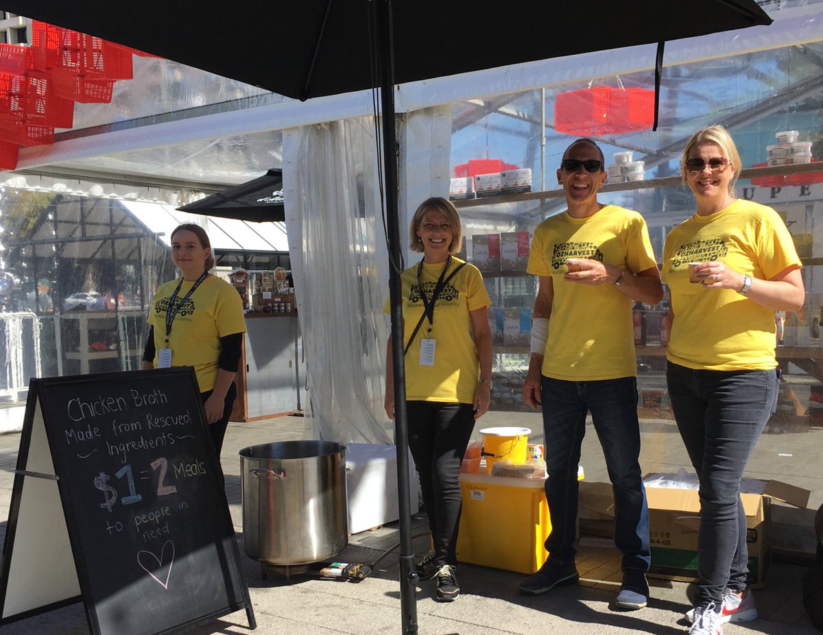 Thanks to the generosity of event visitors <a href="/TastingAus/">Tasting Australia presented by RAA Travel 🍽</a> at lunch time today we can rescue &amp; deliver more than 300 meals to people in need! #OzHarvest #FoodRescue