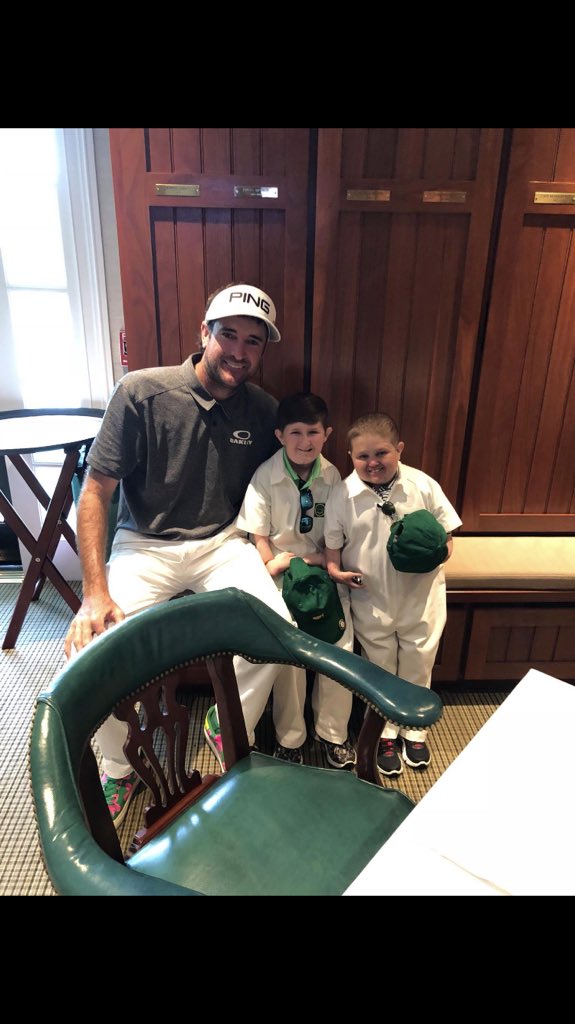 majorwhite102's tweet photo. Best caddies and deputies around! @calen_collins22 @CFACBatman @bubbawatson My Boys!! #Masters2018 #Calenstrong https://t.co/HbD58Si7CK