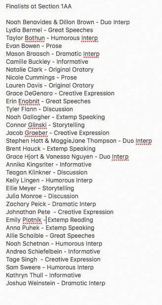 LNHSpeech's tweet photo. Good luck to all the Panthers who advance to final rounds at Sections! https://t.co/7KvmAxIDm7