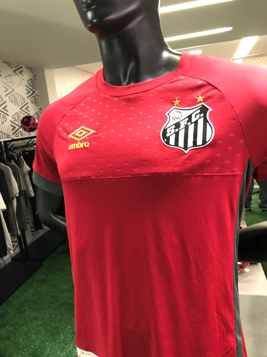 camisa vermelha do santos