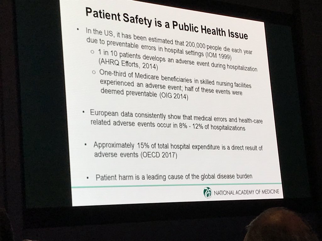 Mike_Durks's tweet photo. Victor Dzau identifies Patient Safety as a global public health concern that needs a global system response. @Imperial_PSTRC @ISQua @0X2020 @Jeremy_Hunt @DHSCgovuk @ptsafetyNHS https://t.co/NFoeh19YBq