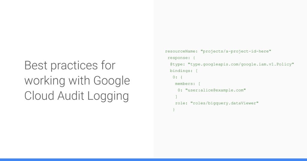 googlecloud_jp's tweet image. #Stackdriver スイートに含まれる Google Cloud Audit Logging は、GCP 環境の管理や問題解決、コンプライアンスの実証に役立ちます。ロギング環境のセットアップ時に留意すべきベスト プラクティスとは：goo.gl/6JENHh #gcpja