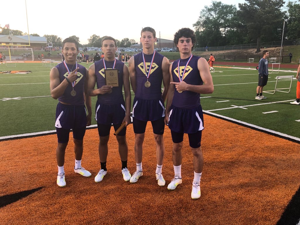 Eustace ISD on Twitter "District Champs 4 x 200m Relay!! BulldogProud…