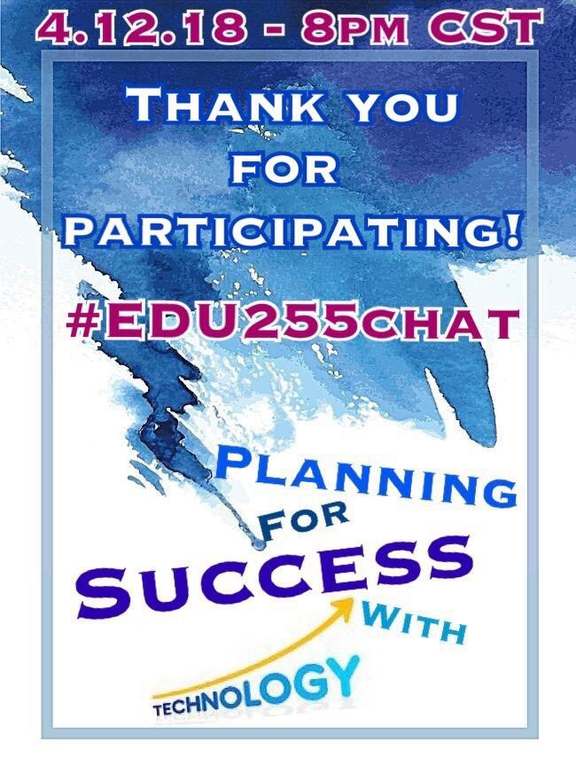 madisonwild2's tweet photo. What a great and informative chat we had tonight! I’m sure there will be follow-up questions to come for more clarification. Thank you all for joining us pre-service teachers in our live chat tonight! #edu255chat https://t.co/hkxxVXre4j