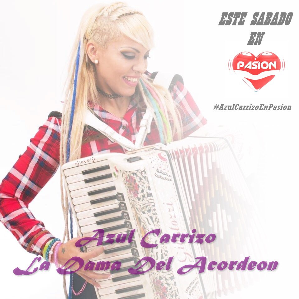 DantoSendyk's tweet image. Este Sábado la rompe de costa a costa @soyazulcarrizo en @pasiondesabadok La Dama del Acordeón perro