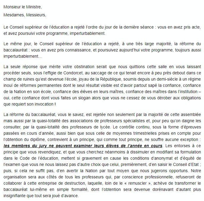 1jouroulautre's tweet photo. Une analyse de la réforme du baccalauréat #Macron qui montre à quel point elle est inacceptable et sonne le glas de l'école républicaine...
Dire que l'interview a eu lieu dans une école, c'est dire à quel point #Macron ne prend pas la mesure du rejet de ses réformes #TF1Macron https://t.co/aUYmQ6ZUj2
