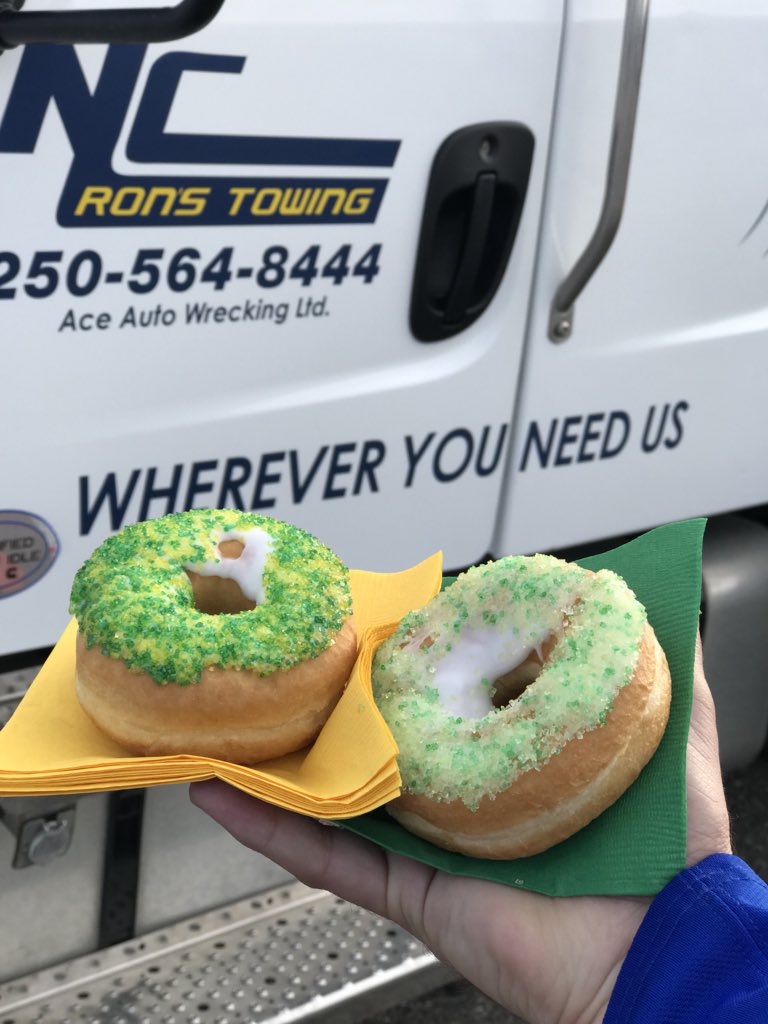 Todd Doherty (@todddohertymp) on Twitter photo Incredibly proud. Over 400 turn up <a href="/CNCentre/">CN Centre PG</a> to show support for <a href="/HumboldtBroncos/">Humboldt Broncos</a> on #jerseydayforhumboldt & local towing company Ron’s Towing lives up to their “wherever you need us” motto & deliver 1100 <a href="/TimHortons/">Tim Hortons</a> green & gold donuts. #PrayersforHumboldt <a href="/PGCougars/">Prince George Cougars</a> Incredibly proud. Over 400 turn up <a href="/CNCentre/">CN Centre PG</a> to show support for <a href="/HumboldtBroncos/">Humboldt Broncos</a> on #jerseydayforhumboldt & local towing company Ron’s Towing lives up to their “wherever you need us” motto & deliver 1100 <a href="/TimHortons/">Tim Hortons</a> green & gold donuts. #PrayersforHumboldt <a href="/PGCougars/">Prince George Cougars</a>
