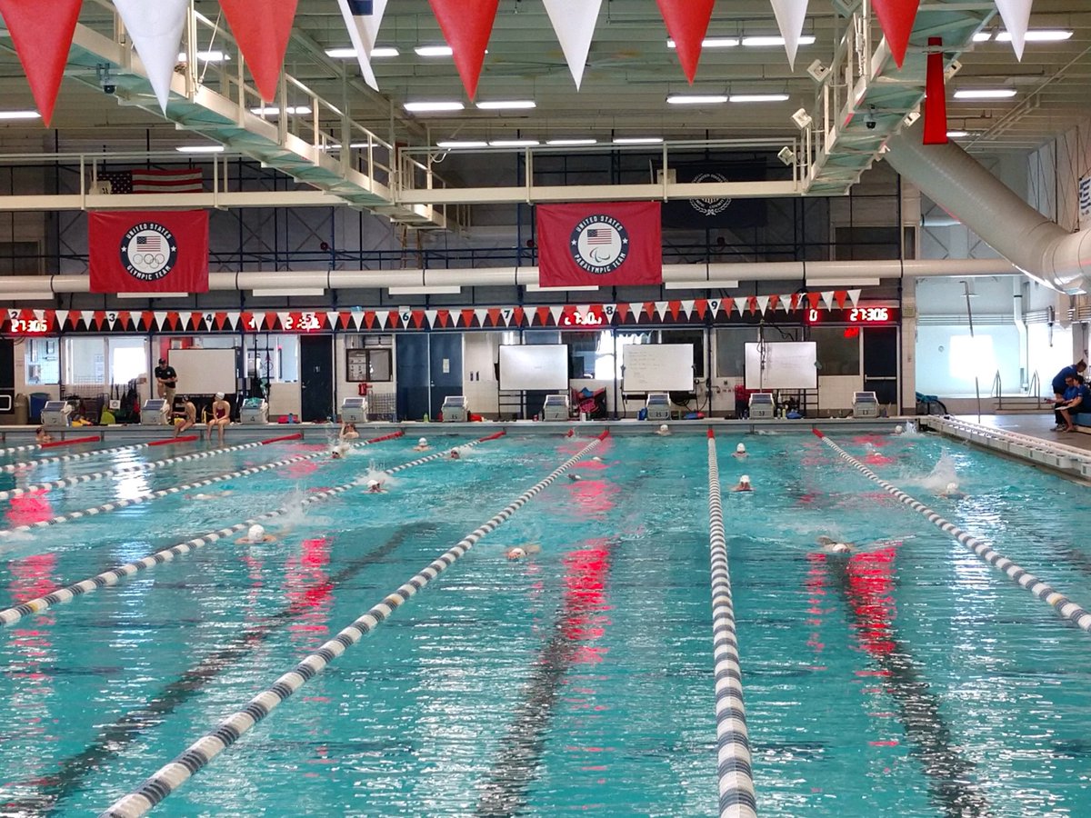 CT Swimming working hard while having an amazing time at the Olympic Training Center at Colorado Springs! #HighAltitudeTraining