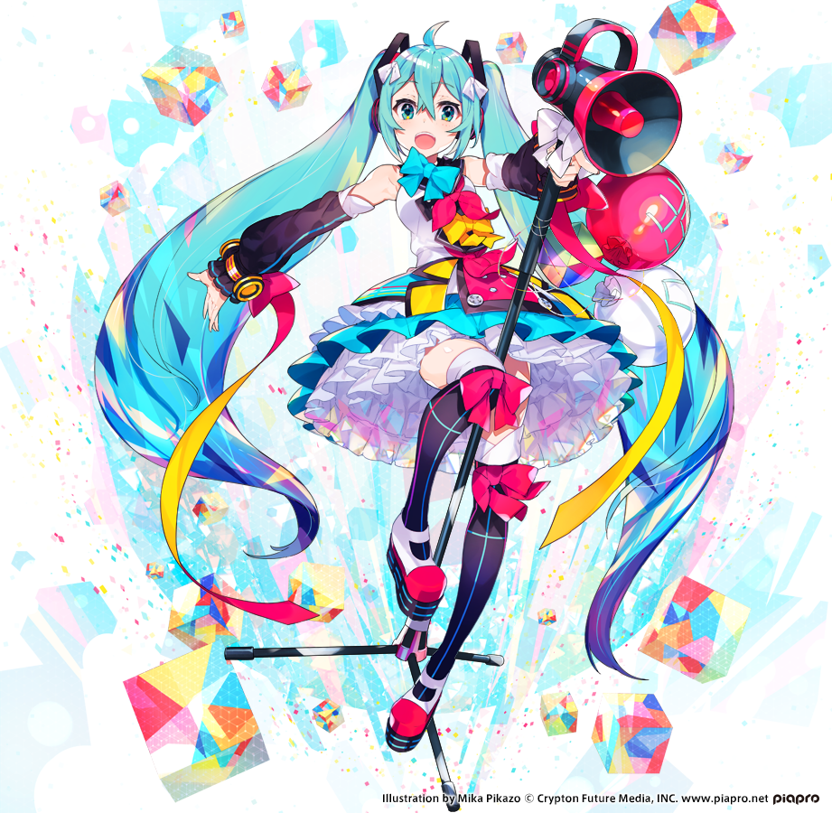 Hatsune Miku Magical Mirai 2018 main visual by Mika Pikazo has