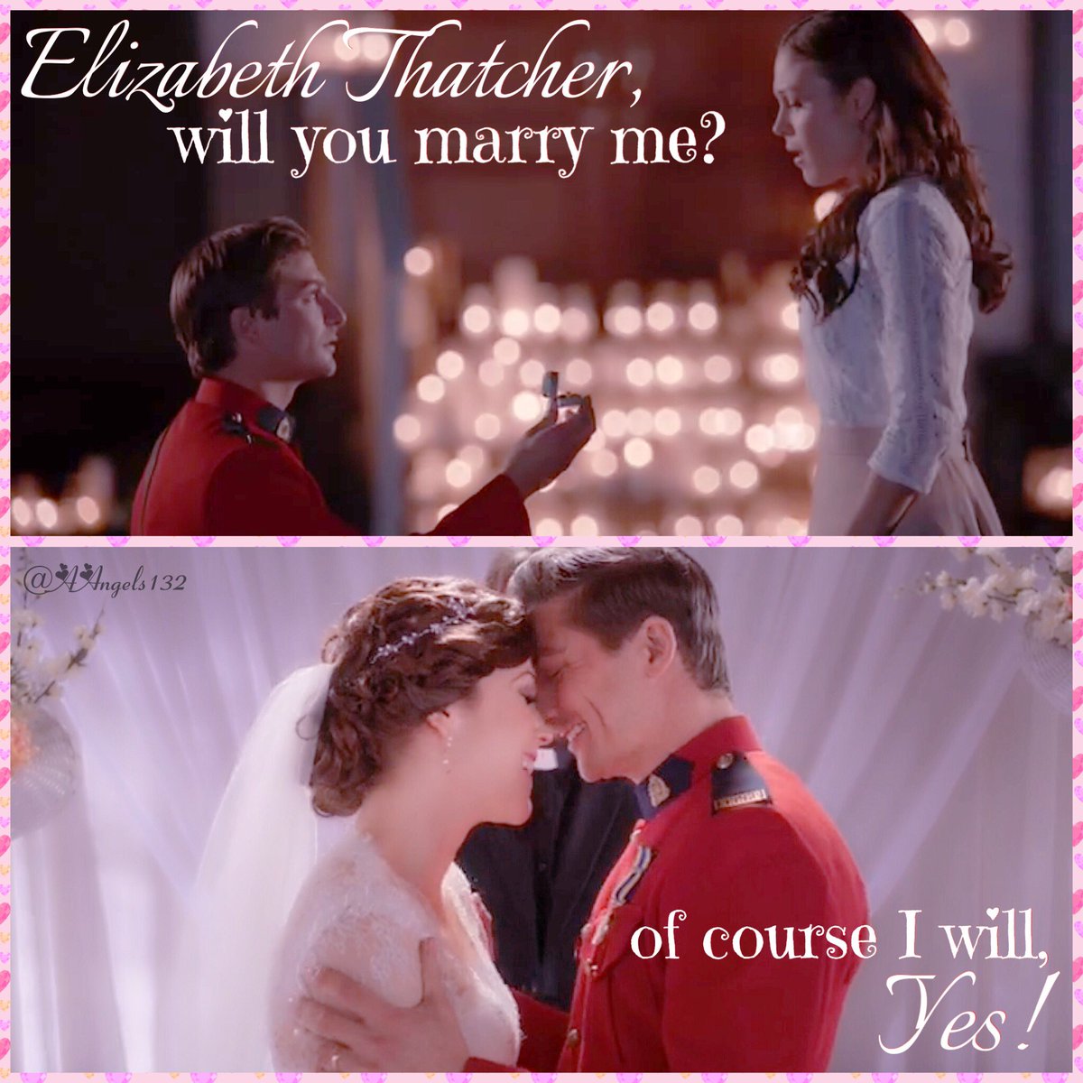 AAngels132's tweet photo. #ThorntonNThorntonThursday The beautiful proposal that led to the beautiful wedding #Hearties #HeartieArt #BringBackJack @erinkrakow @DLissing @hallmarkchannel https://t.co/9FVMxQwoUr