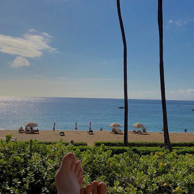 JeffAbel's tweet photo. Settling in. #maui #lifebydesignnotbydefault westinmaui https://t.co/nnJcPvpSll