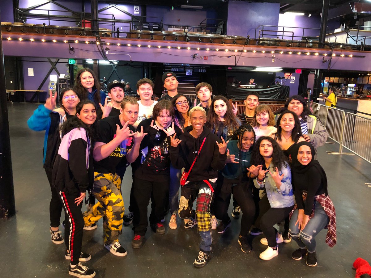 jaden's tweet image. We Had An Awesome Sound Check Party In Portland Thank You Guys.