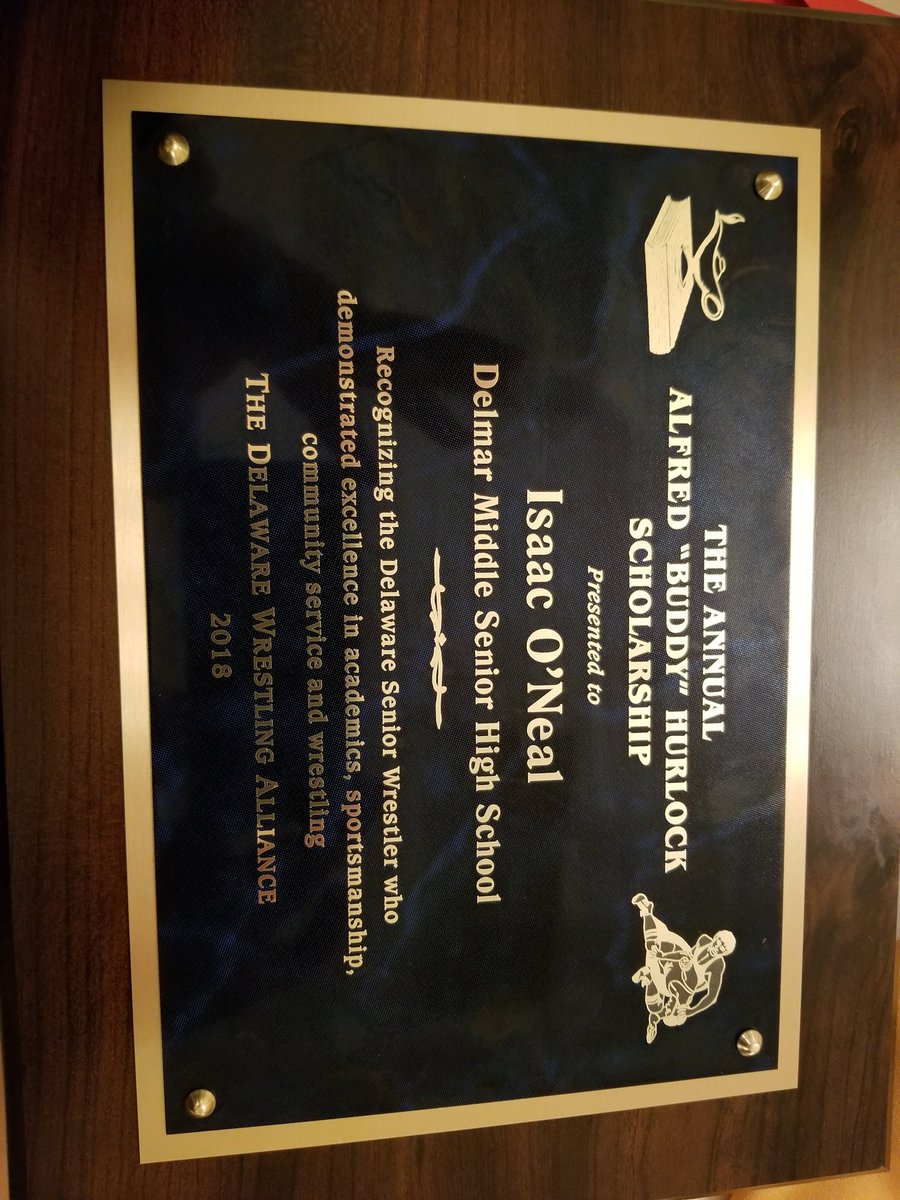 Delmar Wrestling (@DelmarWrestling) on Twitter photo 2018-04-13 03:02:26 Congrats to Isaac O'Neal on the Buddy Hurlock Scholarship tonight! #studentathlete #greatdaytobeawildcat Congrats to Isaac O'Neal on the Buddy Hurlock Scholarship tonight! #studentathlete #greatdaytobeawildcat