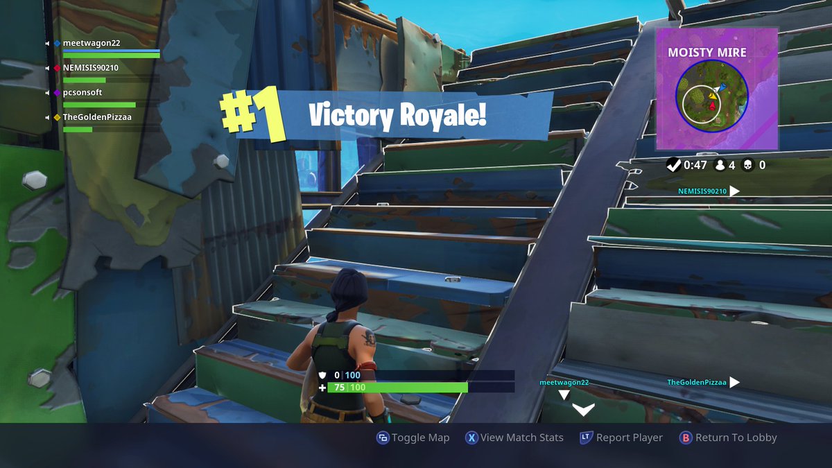 pcsonsoft's tweet photo. That's it for this week! Tonight we brought home another chicken dinner, earned a surprise win on @FortniteGame and tore it up on @SeaOfThieves. None of this would be possible without the help from our awesome viewers on @WatchMixer, see you next time at https://t.co/FYQkgJTstZ! https://t.co/uxkfbHGj3p