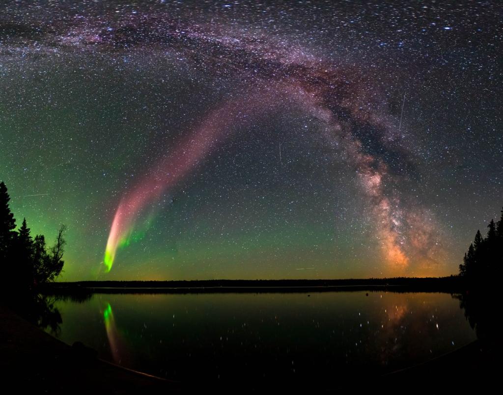 NASAGoddardPix's tweet photo. Citizen scientists helped NASA identify an #aurora-related celestial phenomenon, now called STEVE. Want to become a citizen scientist? Find projects here: https://t.co/MTNXdWqNrW

More images of STEVE: https://t.co/tNDUdcKGL6 #CitSciDay2018 https://t.co/ecTwpebTUL