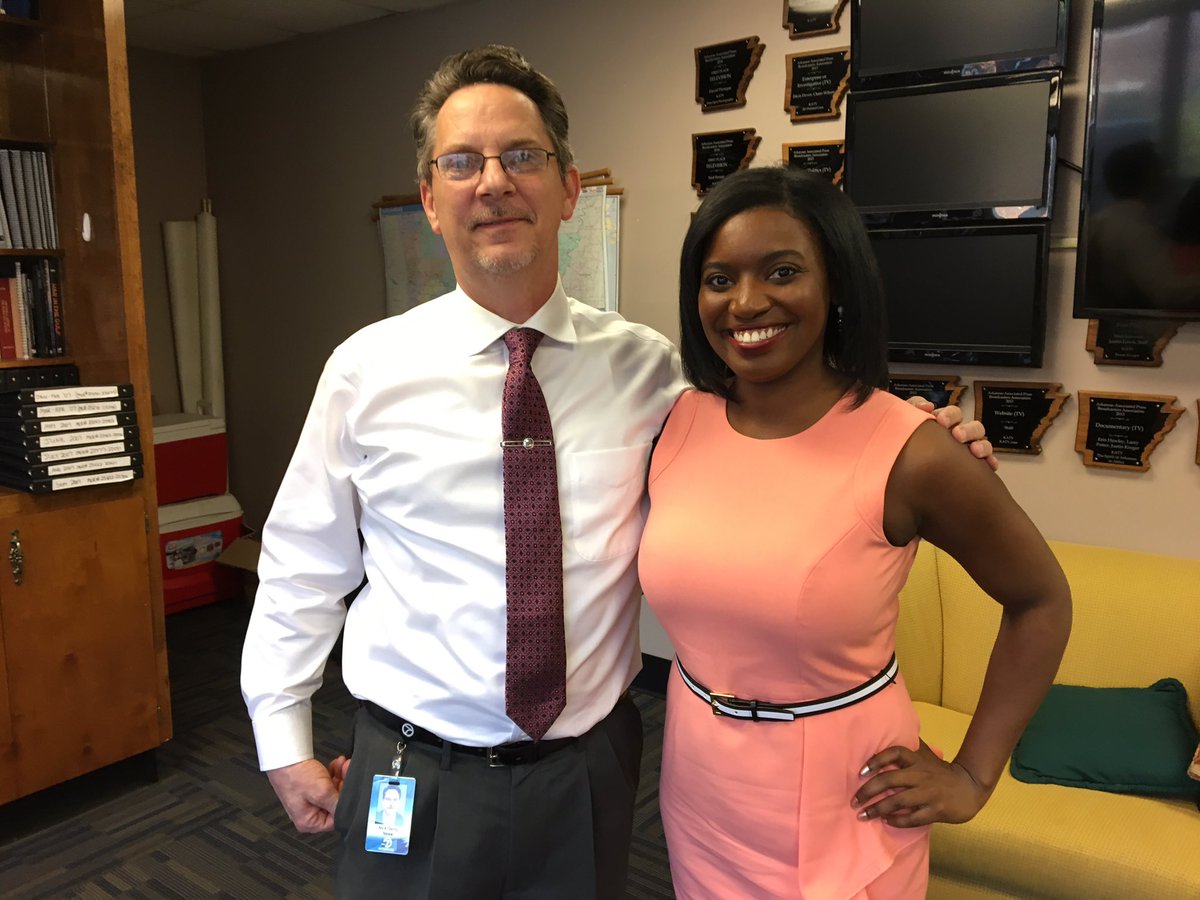 KimberlyRusley's tweet photo. IT'S OFFICIAL: My last day at @KATVNews is done 😔 Thanks for the love and the stories! 
@KATVChrisMay, KATVBeth, @KATVNed, @KATVNICK https://t.co/NB43aEFQRV
