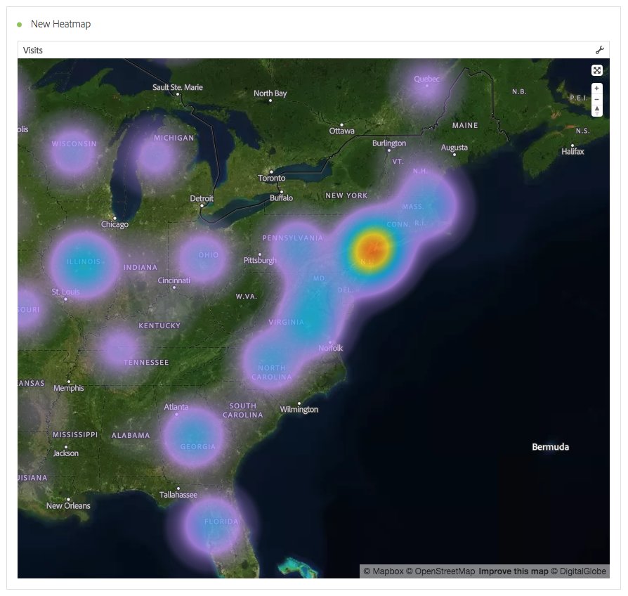 If you thought the heatmap in the Map viz in Workspace was cool before, try the new SICK one that we released today #adobeanalytics