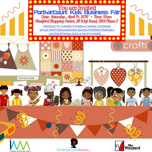PortharcourtMum's tweet photo. You are invited! Come support these brave Kid entrepreneurs on Saturday @THEVINEYARDSC @I_A_Media 
#portharcourtmums #portharcourt https://t.co/IdCeqA4PoQ