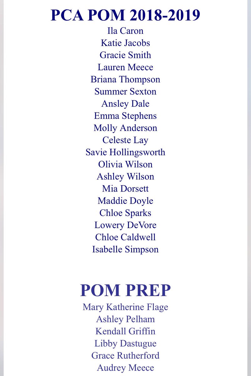 AshleyLee419's tweet photo. GUESS WHAT??? We have our new team!!! We’re so excited to grow leaps and bounds this year including the addition of our Pom Prep program!!! Can’t wait for our first team meeting tomorrow which includes: uniform fittings😍💫💙 https://t.co/gwAw6HG3ba
