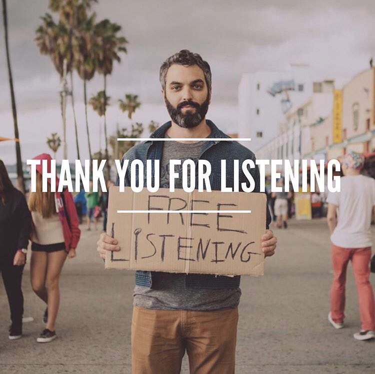 UCFreeListening's tweet photo. Thank you for everyone who made this year’s celebration of #FreeListening the biggest ever. Thank you for #listening! #fld2018 https://t.co/55Ej4ZCQdY
