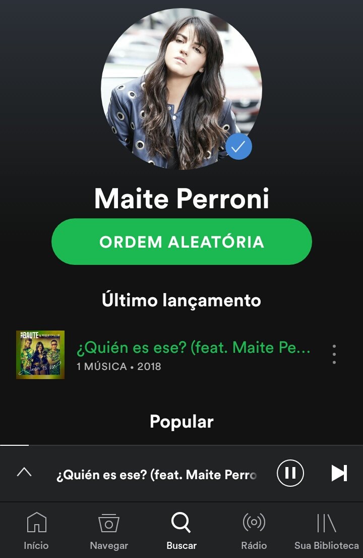 videosofmaitep's tweet photo. Maite Perroni foi creditada na música Quien es ese, hit 🔥 https://t.co/fvNY47W8G7