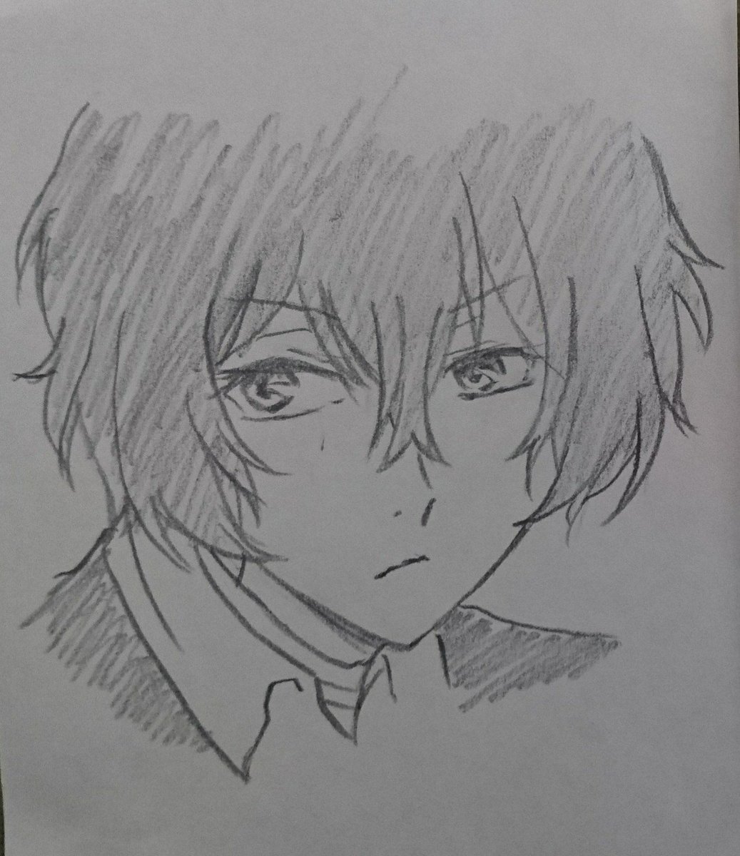 るな 5分くらいで初めて描いた太宰さん 沢山描いて描き慣れたい イラスト初心者 文豪ストレイドッグス 太宰治 るな 5分くらいで初めて描いた太宰さん 沢山描いて描き慣れたい イラスト初心者 文豪ストレイドッグス 太宰治