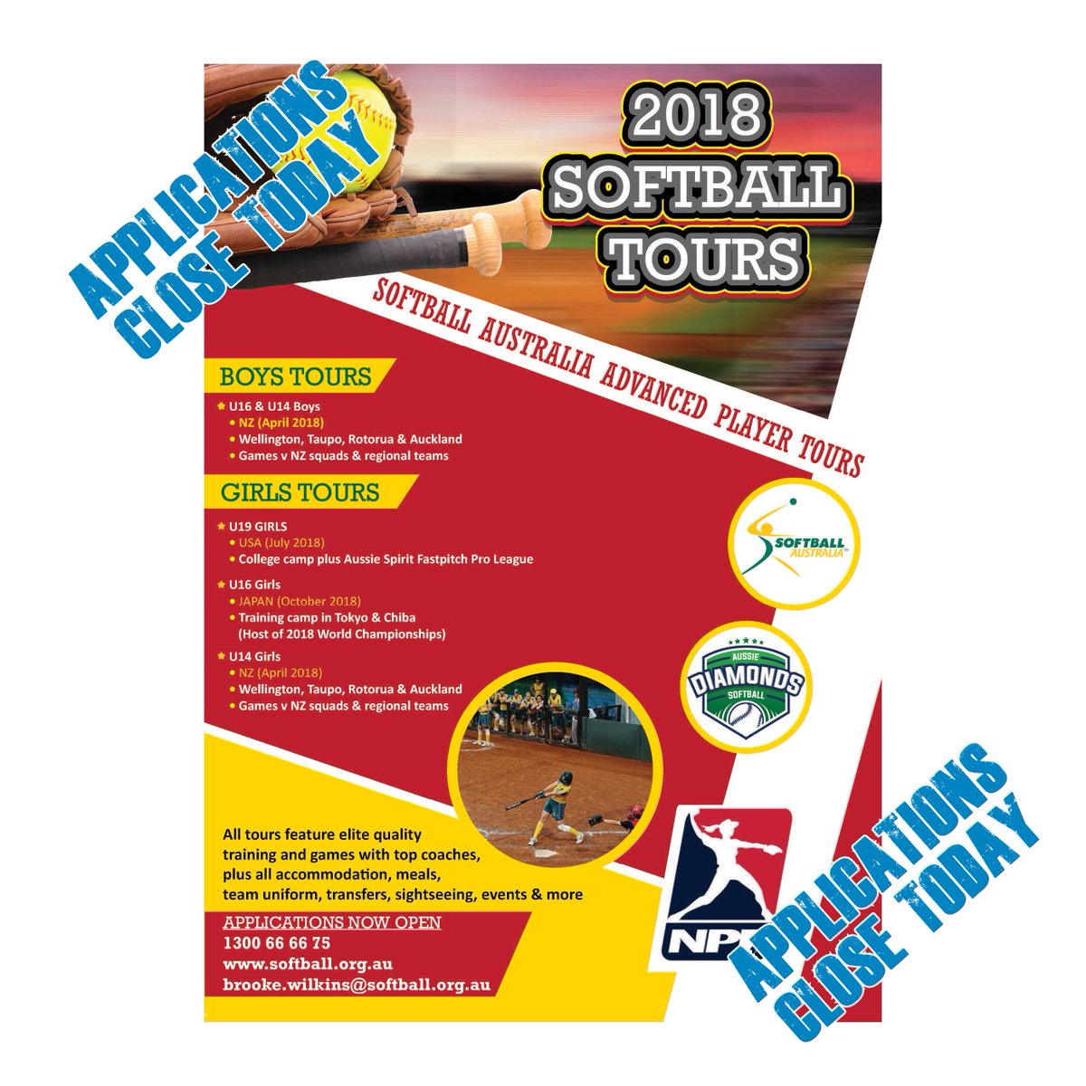 Softball Australia (SoftballOz) Twitter