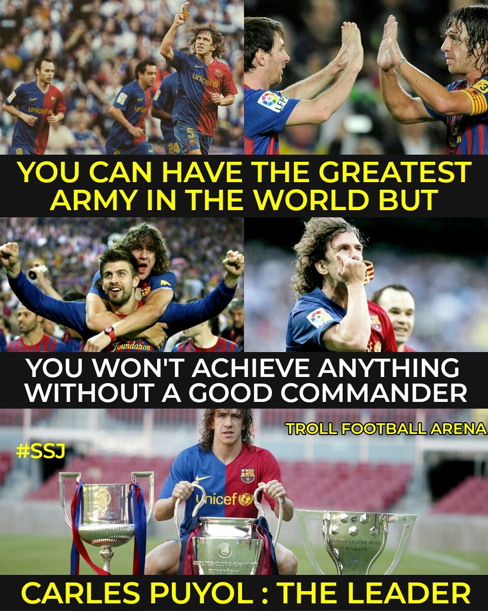 Happy birthday Carles Puyol, legend of the game 