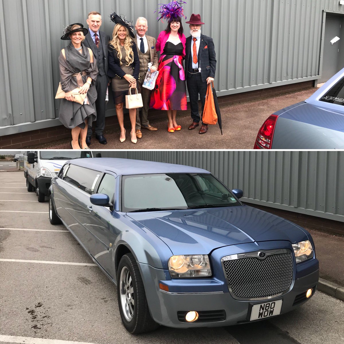Sophisticars's tweet photo. First day at #Aintree for the opening day of the #GrandNationalFestival #limohirelancashire #raceday #sophisticars https://t.co/OsZ77RqwW3