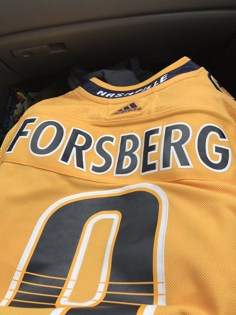 jameslewis1128's tweet photo. This jersey will have me walking tall at work tomorrow!! #PrinceFilip #SCORESBERG #StandWithUs #StanleyCup #WeWantTheCup #Preds #COLvsNSH #GOAT https://t.co/X4DcgUWbW3