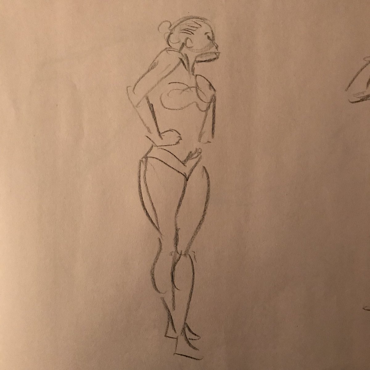 mark_tompkins's tweet photo. Some 1 minutes from today’s lunch life drawing
#lifedrawing #drawing #life #model #pose #art #sketch #sketchbook #chinagraph #paper https://t.co/e8XnS7XA8h