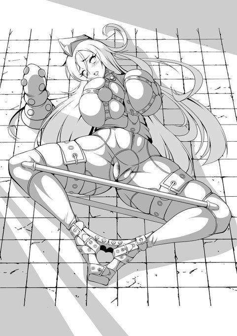 捕まった潜入捜査官さん描きました。
線画だと違和感感じないのにカラーにすると違和感感じる現象。。。 