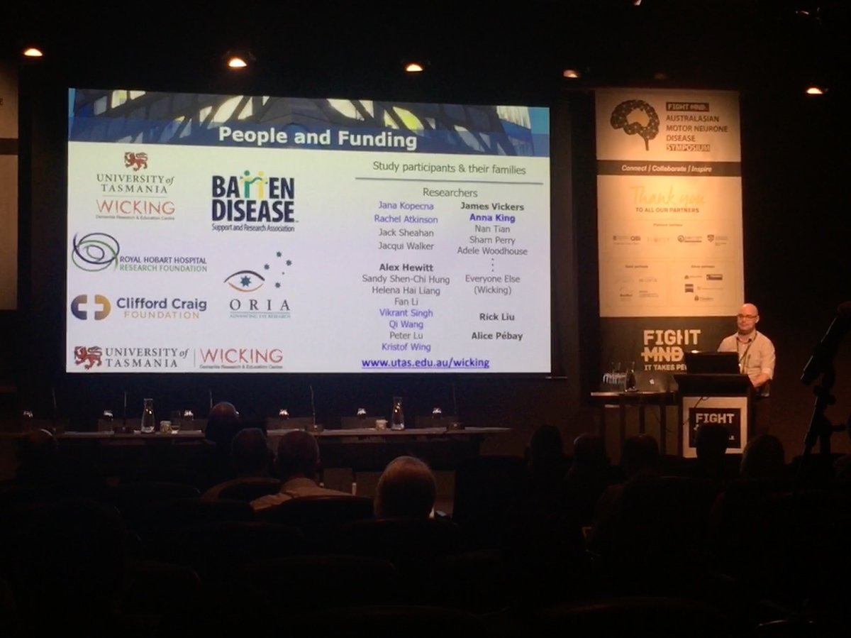 Dr Anthony Cook from <a href="/WickingDementia/">WickingDementiaCentre</a> at the <a href="/FightMND/">FightMND</a> <a href="/AUS_MND/">Aus MND Symposium</a> #AusMNDS18 #research #science #MND